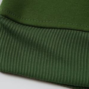 100% algodón pulóver con capucha pantalones de chándal logotipo personalizado chándales para hombres gimnasio Fitness conjuntos personalizados sudaderas con capucha bordado chándal - Product Image 6