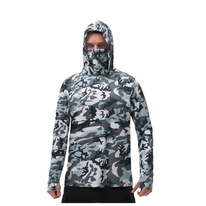 Camiseta de Pesca de Manga Larga para Hombre con Protección Solar UPF 50+, Camisetas de Pesca de Alto Rendimiento, Ropa de Pesca de Secado Rápido - Product Image 1