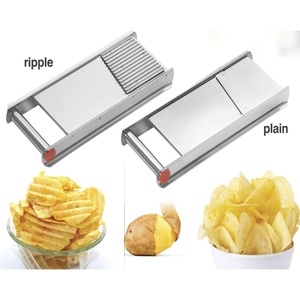 Utensilios de cocina universales de acero inoxidable, cortador de tostadas y Bagel, Manual picador de verduras de mesa, herramientas rotativas para frutas y verduras - Product Image 2