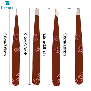 Pince à épiler en acier inoxydable de différentes formes et designs, outil d'épilation de haute précision, pour le modelage des sourcils - Product Image 4