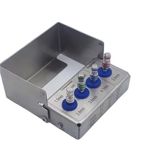 Juego de taladro de implante dental de acero inoxidable con ESTUCHE DE ALMACENAMIENTO autoclavable - Product Image 1