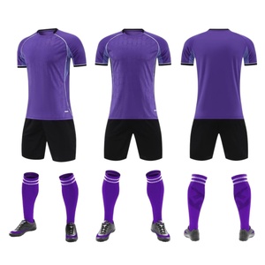 Men's White Soccer Jersey Set With Red Accents Black Shorts And <b>Socks</b> <b>Moisture</b> Wicking Polyester All Seasons Athletic Fit - Product Image 5