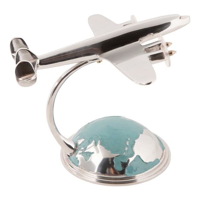 Constellation Plane Model 10.5" Travel Agency Decor/brass Metal Aircraft Plane Decoration Business Gift