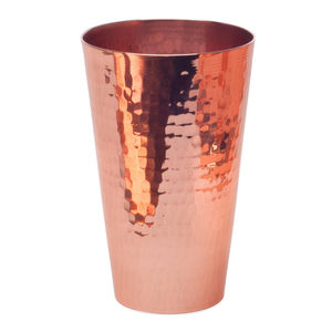 Vaso de cobre puro martillado a mano de la mejor calidad, vaso de cobre sólido de alta resistencia para té helado, agua y otras bebidas, para el hogar y el bar. - Product Image 1