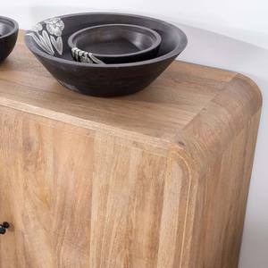 Aparador de 3 Puertas Vandana Autumn Field de 140 cm, Estilo Pop, Madera de Mango, Color Pluma - Product Image 4