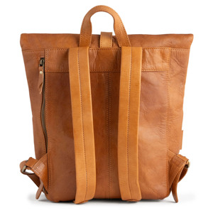 Mochila de Cuero Personalizada, Moderna, Vintage, Ligera, Impermeable, Portátil, Duradera, con Cierre, Suave, para Uso Diario y al Aire Libre, Plegable - Product Image 3