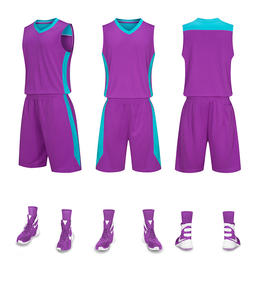 Ensemble de vêtements de sport respirant à séchage rapide, design unique noir/jaune, uniforme de basket-ball - Product Image 3