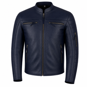 Chaqueta de Motociclista de Cuero Personalizada, Unisex, Estilo Racing, Transpirable, Diseño Personalizado OEM, Venta al Por Mayor, MOQ Bajo - Product Image 2