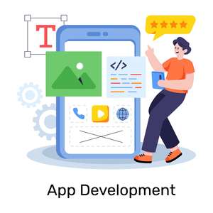 Plateforme professionnelle de développement d'applications mobiles avec des solutions logicielles personnalisées, une intégration sécurisée et un tableau de bord administratif - Product Image 2