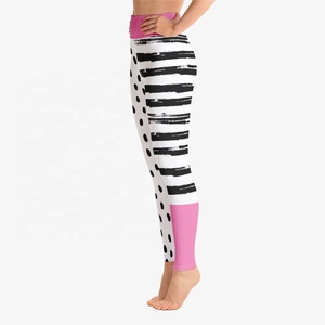 Mallas estampadas personalizadas para mujer, mallas de yoga estampadas de alta calidad al por mayor, precio al por mayor - Product Image 2