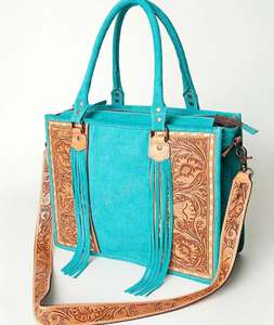 Nuevo Bolso Bandolera de Piel Genuina de Vacuno 2026 con Patrón Paisajístico, Correa de Cadena, Elegante y Duradero, de Nylon - Product Image 2