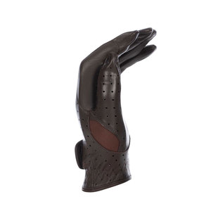 Gants d'équitation en cuir de qualité supérieure, dos extensible, tissu respirant, paume renforcée, doigts entiers, imperméables, antidérapants - Product Image 5