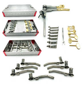 Kit de instrumentos ortopédicos de acero inoxidable para cirugía de columna, Retractor Cervical, retractor de discectomía Lumbar, fijación interna - Product Image 1
