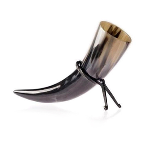 <b>Best</b> Quality Buffalo Viking Horn Manufacturer From India Genuine Ox Horn Drinking Horn Non-Toxic Polished Drinking Horn - Product Image 3