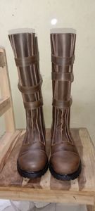 Botas de hombre hechas a mano de estrella Cosplay superhéroe Halloween Darth Vader botas largas - Product Image 3