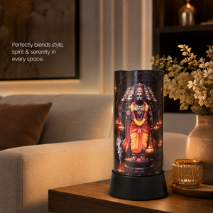 Panchmukhi Hanuman LED <b>Table</b> <b>Lamp</b> Divine Bajrangbali Spiritual Night Light Religious Decor for Temple Bedroom Meditation Living - Product Image 2