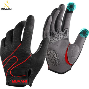 Guantes de ciclismo, guantes para bicicleta de montaña, guantes de entrenamiento para exteriores con dedos completos, guantes MTB antideslizantes con pantalla táctil y absorción de impactos, guantes de carretera - Product Image 6
