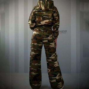 Vêtements de sport pour femmes, logo personnalisé, effet délavé, sweat-shirt à capuche en molleton uni, jogging, streetwear, en gros - Product Image 5