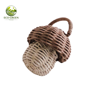 Hochet pour bébé au son doux, jouet en rotin naturel, jouet sensoriel Montessori fait à la main pour les enfants - Product Image 6