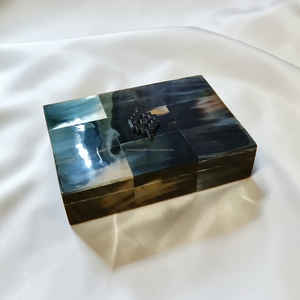 Caja decorativa hecha a mano con acabado premium de cuerno de búfalo y buey al mejor precio. - Product Image 6