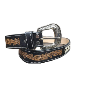 Cinturón Unisex Vintage de Cuero de Búfalo con Hebilla de Pin, Ligero, Impermeable y Ecológico, 2 Pulgadas de Ancho, Opciones de Longitud de 35 a 41 Pulgadas - Product Image 3