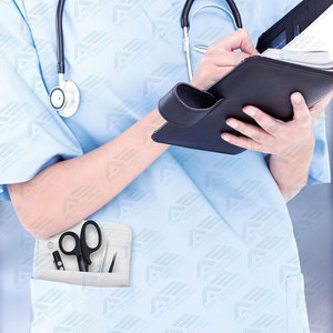 <b>Nurse</b> Waist Pack for Medical Supplies and Tools <b>Nurse</b> Pocket Organizer Nylon Pocket White Scrub Organizer 6 Inches X 5 Inches - Product Image 5