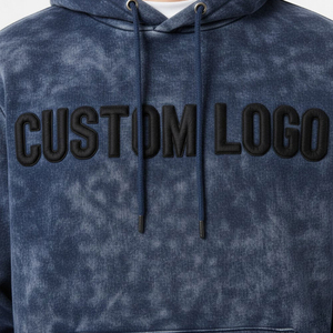 Conjunto Deportivo de Invierno 2026, Color Azul Marino, Lavado Ácido, Transpirable, para Hombre, Estilo Urbano, Felpa de Algodón Grueso, Marca Personalizada, Estilo Casual - Product Image 5