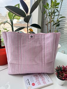 Grand sac de voyage en coton pour le week-end, personnalisé, matelassé, pliable, durable, avec fermeture éclair, pour femmes, imprimé floral, pour la nuit - Product Image 4