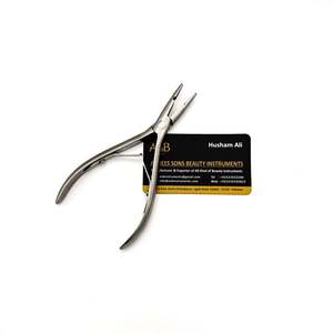 Pinzas para Extensiones de Cabello de un Solo Orificio con Logotipo Personalizado, Pinzas de Acero Inoxidable para Micro Anillos, Pinzas para Extensiones de Cabello - Product Image 2