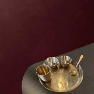 Designer Kansa Bronze Dinner Set Traditional Indian <b>Dinnerware</b> for Premium Dining Experience - Product Image 2