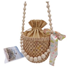 Conjunto de Bolsos Tote Hechos a Mano con Jacinto de Agua para Mamá e Hija, para Mujeres y Niñas - Product Image 2