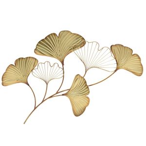 Décoration murale moderne et décorative en métal de forme ronde avec motif floral, idéale pour la décoration intérieure ou extérieure - Product Image 4