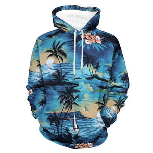 Sudadera con Capucha de Forro Polar para Hombre, Diseño Urbano para Invierno, Estampado Digital 3D por Sublimación, Corte Holgado y Cómodo, Prenda Superior Informal Premium Transpirable - Product Image 1