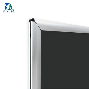 Elegant Silver Aluminum <b>Frame</b> <b>Magnetic</b> Chalkboard with Small Corner Protectors for Schools & Offices - Product Image 2