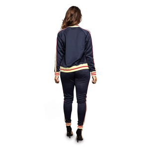 Nouvelle veste de baseball rayée tendance, sweat-shirt décontracté pour hommes et femmes, style sportif élégant, automne/hiver - Product Image 3