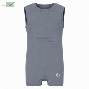Combinaison unisexe Popper |   Manches longues spéciales pour enfants, sans manches, en coton extensible, respirantes, adaptées aux sens, faciles à enfiler - Product Image 1