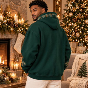 Sudadera con Capucha de Algodón con Logotipo Personalizado, Estilo Navideño, para Hombre, Informal, Directo de Fábrica, Proveedor de Temporada, Estilo Urbano, MOQ Bajo - Product Image 4
