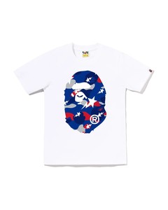 T-shirt unisexe blanc à manches courtes, coupe classique, imprimé camouflage drapeau américain, streetwear, tricoté 100% coton, col rond, anti-plis - Product Image 5