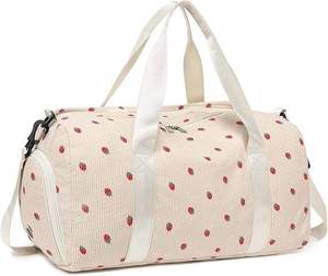 Bolsa de Gimnasio de Nailon Impermeable con Diseño Personalizado, Compartimento para Zapatos, Gran Capacidad para Viajes, Deportes y Fines de Semana, para Hombres y Mujeres - Product Image 1