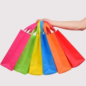Bolsa de compras de polipropileno no tejido impresa a medida con asa de cinta de PP, tamaño grande para empaque de productos de supermercado - Product Image 4