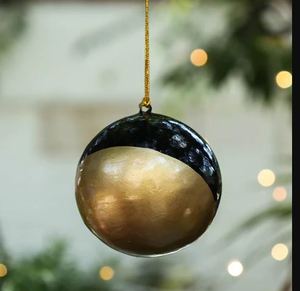 Adornos Navideños de Plástico G.M.DEHQANI and SONS, Juego de 16 Piezas de 8 cm, Decoración Redonda Colgante con Serigrafía - Product Image 5