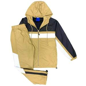 ชุดวอร์มมีฮู้ดสำหรับผู้ชาย แบรนด์ INDEX ดีไซน์สปอร์ตแบบ Color Blocking พร้อมซิป แจ็คเก็ตและกางเกงขายาว ผลิตจากโพลีเอสเตอร์น้ำหนักเบา เหมาะสำหรับใส่ในช่วงฤดูใบไม้ผลิ - Product Image 5