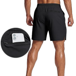 Pantalones Cortos Casuales de Algodón para Hombre, Lisos, con Cintura Elástica, Cómodos para el Verano, con Logotipo Personalizado, OEM, al por Mayor - Product Image 6