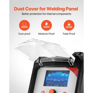 Soldadora TIG de Aluminio 6 en 1 de 200A con Pantalla LED, AC/DC, TIG Pulsado/AC Pulsado/TIG por Puntos/MMA (Soldadura con Electrodo), Máquina de Soldar Multifunción - Product Image 6