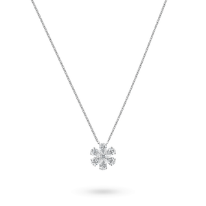 Collar de Moissanita ZAWO, Corte Brillante Redondo, Chapado en Oro y Rodio, 0.938CT, Regalo de Lujo Minimalista para Compromiso y Boda - Product Image 4