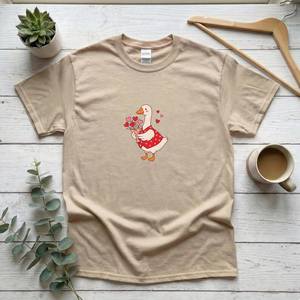 T-shirt drôle en coton pour la Saint-Valentin, pour femmes, couples, petite amie, femme - Product Image 5