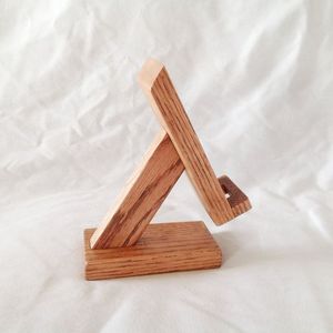 Soporte de Madera para Teléfono, Hecho a Mano, Moderno, para Escritorio, Decoración del Hogar - Product Image 2