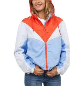 New Custom Hooded <b>Windbreaker</b> Jacket Lightweight Plain Jacket Custom High Quality <b>Women's</b> Windproof Jacket For <b>Women</b> - Product Image 1