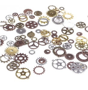 Mixed Color <b>Metal</b> Gears Steampunk Jewelry Making Resin <b>Art</b> Decor Necklace Pendants Escort Cards <b>Scrap</b> Booking - Product Image 1