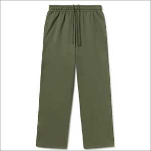 Pantalones Jogger Casuales de Felpa Francesa Transpirable de Alta Calidad, Antiarrugas, con Logotipo Personalizado, Pedrería, Unisex, Pierna Ancha, Holgados - Product Image 1